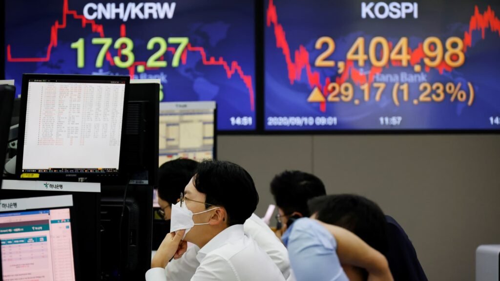 South Korea’s Kospi index hits new record high