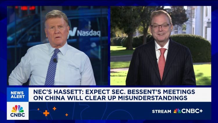 Watch CNBC's full interview with White House National Economic Council Director Kevin Hassett