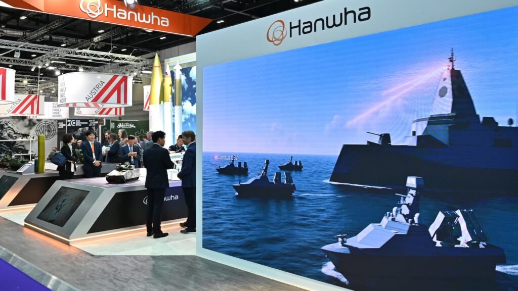 China targets five U.S. subsidiaries of South Korea’s Hanwha Ocean, sending shares down 8%