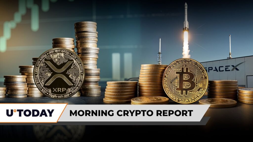 Morning Crypto Report: Bitcoin Dangerous at $108,000, XRP Retail Hysteria Fuels $2.50 Rally, Elon Musk’s SpaceX Moves $268 Million BTC
